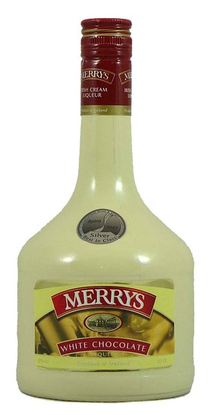 Merrys white chocolate 70 cl.