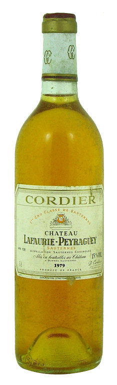 Lafaurie-Peyraguey  sauternes chateau 1e cru 1979.