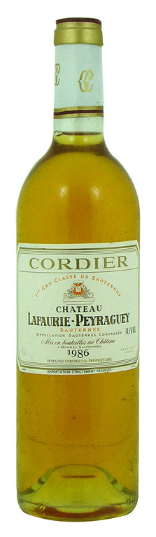 Lafaurie-Peyraguey  sauternes chateau 1e cru 1985