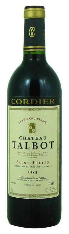 Talbot chateau Saint-Julien grand cru classe 1983