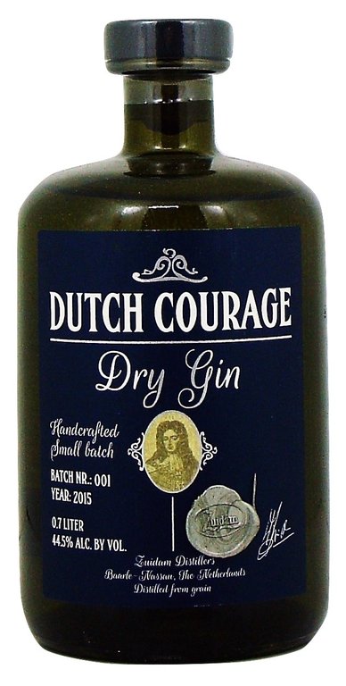 Dutch Courage dry gin 75 cl